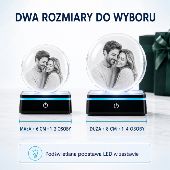 Kula 3D — dwa rozmiary do wyboru